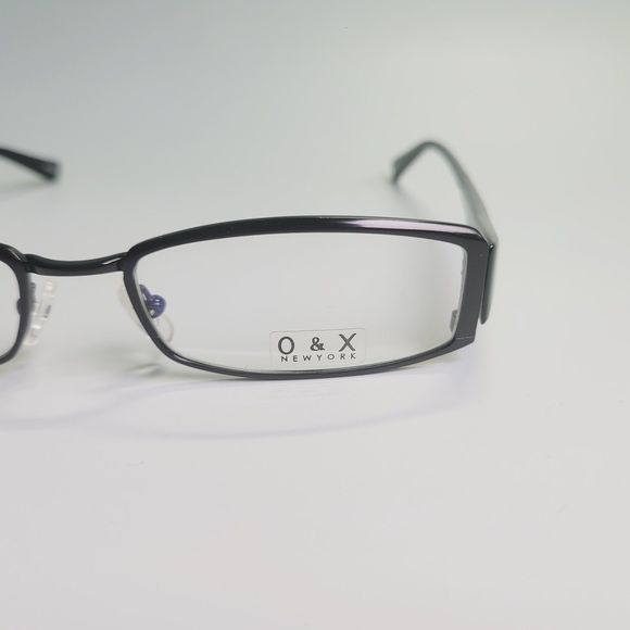 O&X New York OT-206U eyeglasses black grey full frame eyewear 53-17 142 C7 - Picture 2 of 13